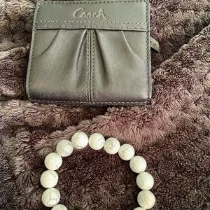 Coach mini wallet and Stretch Braclet